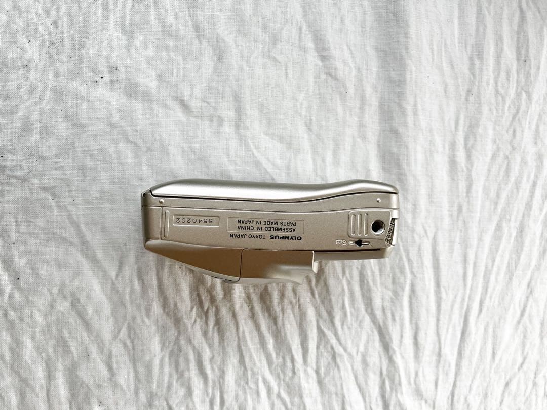 動作確認済　OLYMPUS μ[mju:]-ZOOM 115 シャンパンゴールド