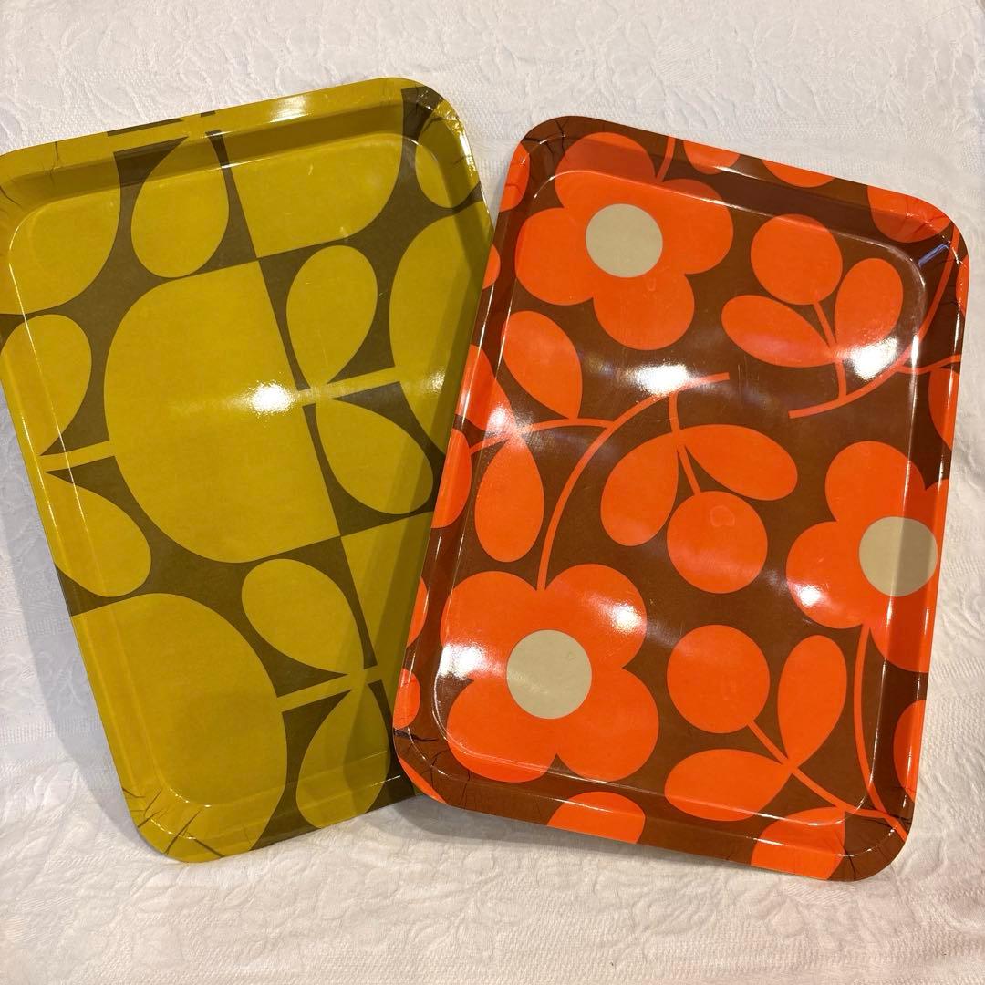 新品未使用品　Orla Kiely オーラカイリー　トレー　2枚セット