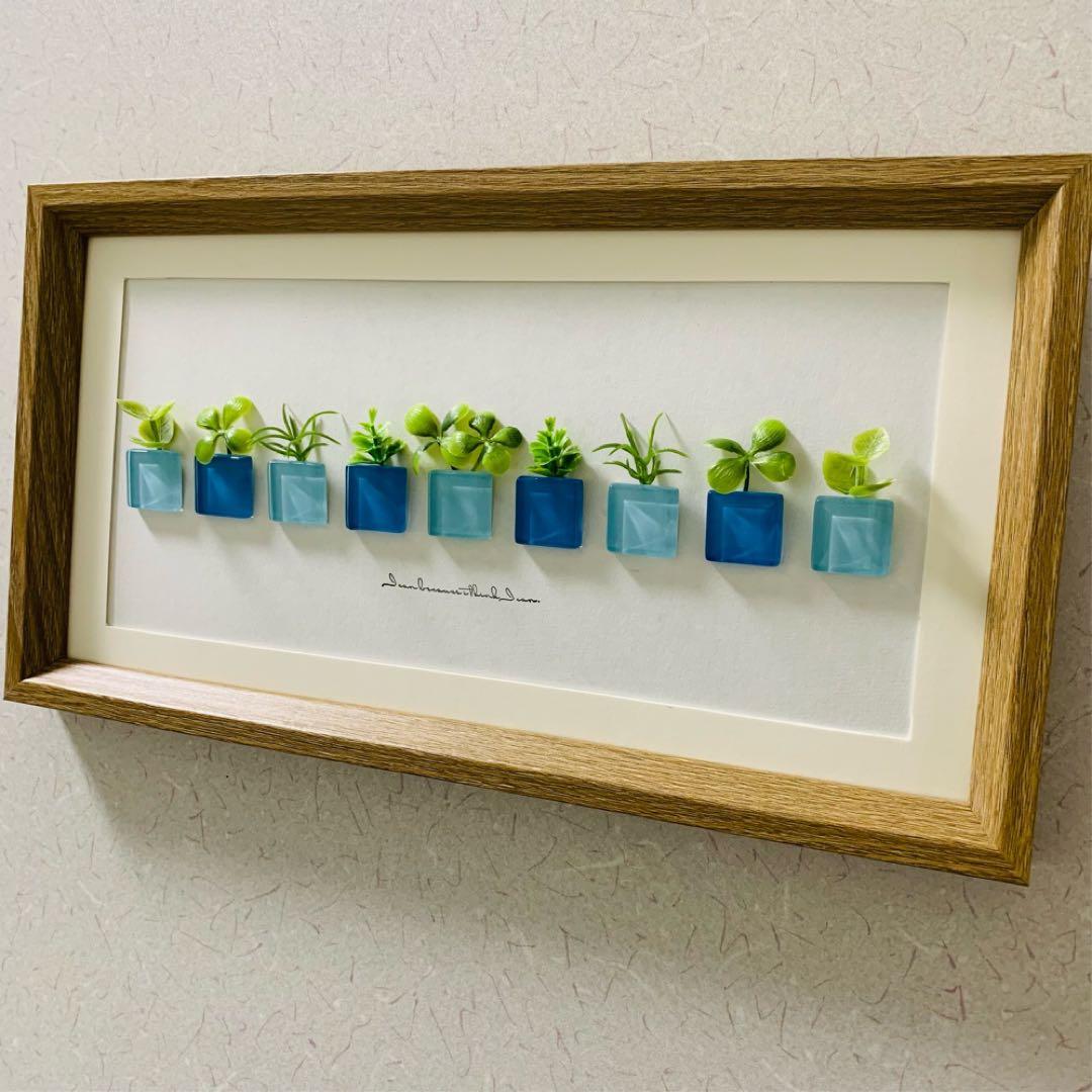 観葉植物 インテリア雑貨 壁掛け 置物 北欧 アートパネル