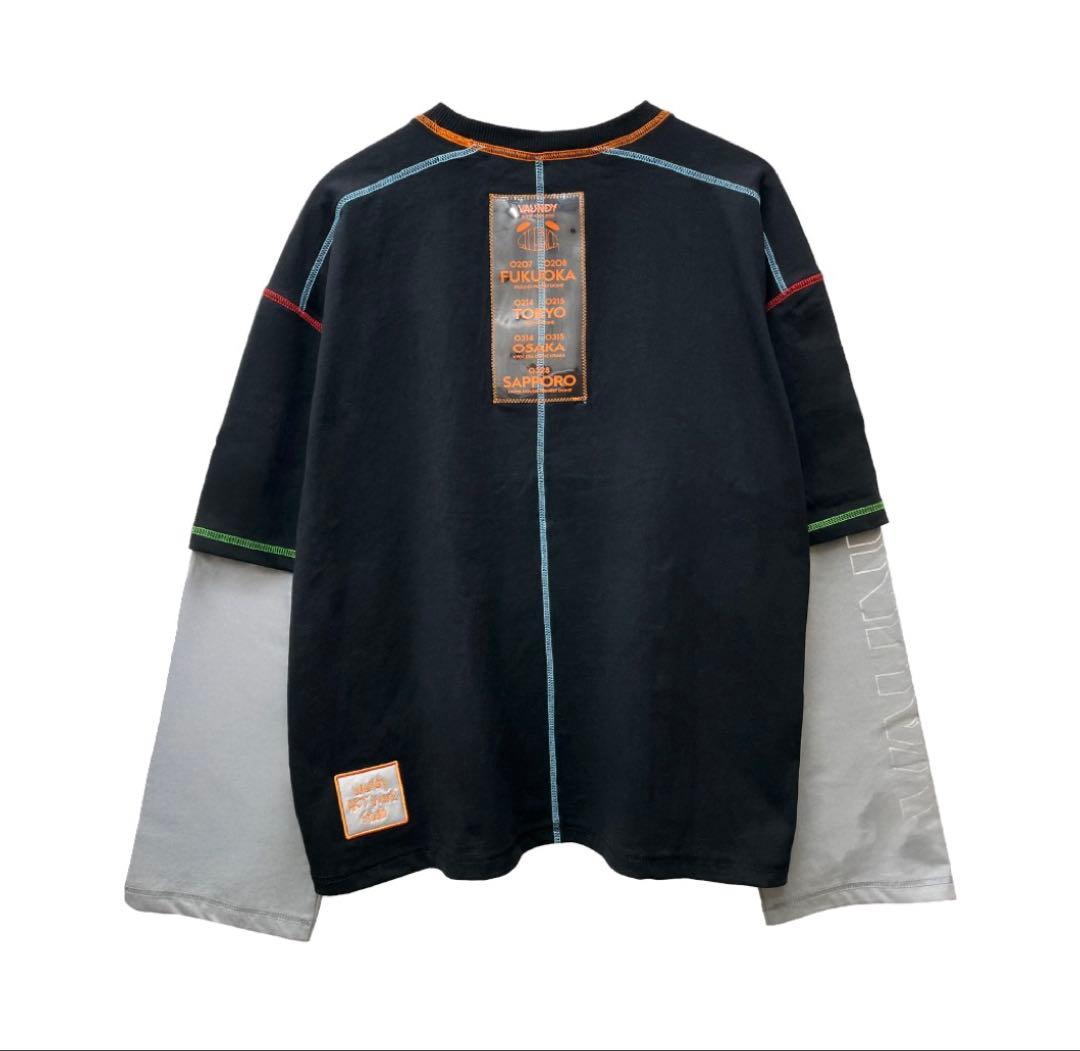 vaundy Logo Layered T-shirt BLACK Lサイズ