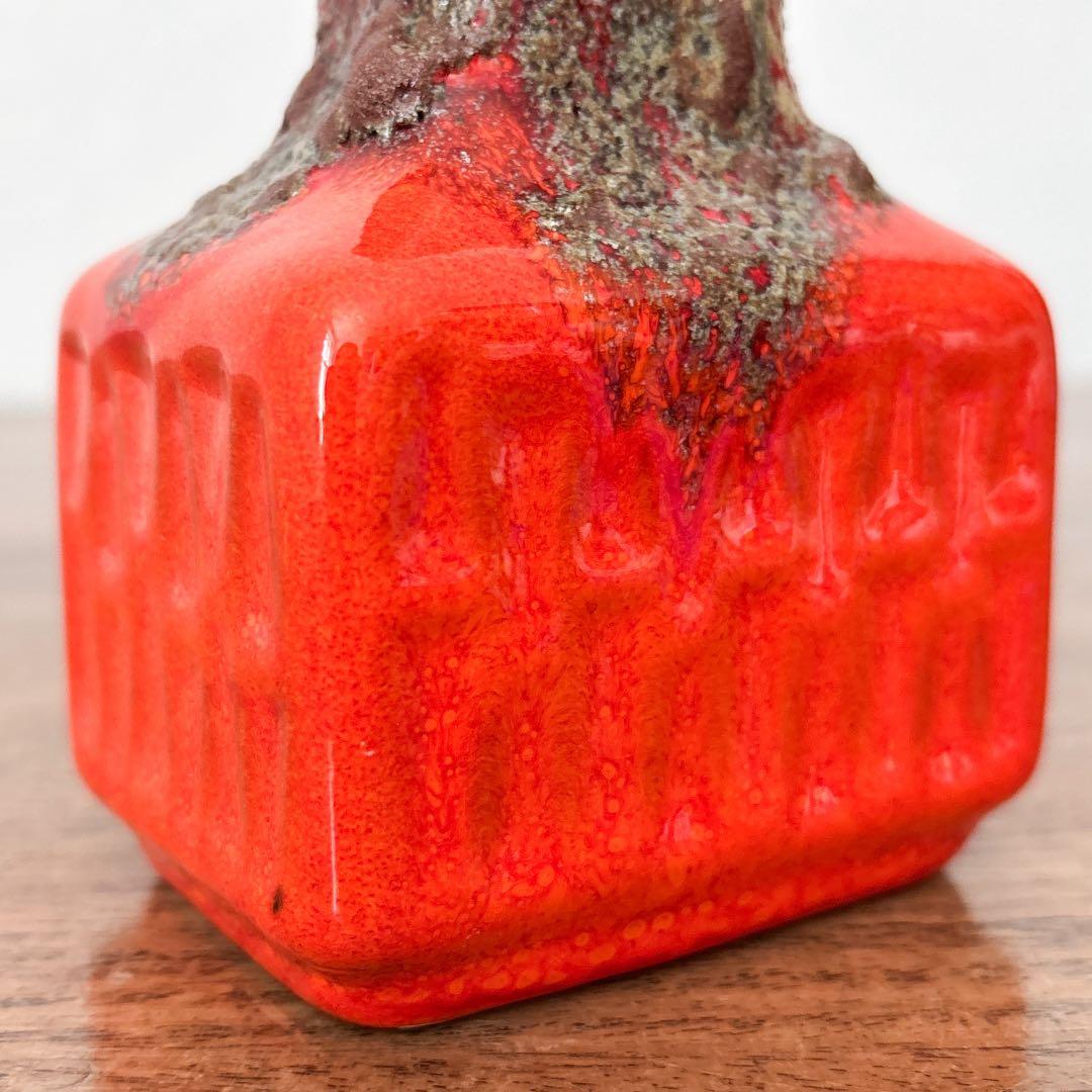 【ドイツ Stein Keramikの小さな花瓶】Fat Lava 410