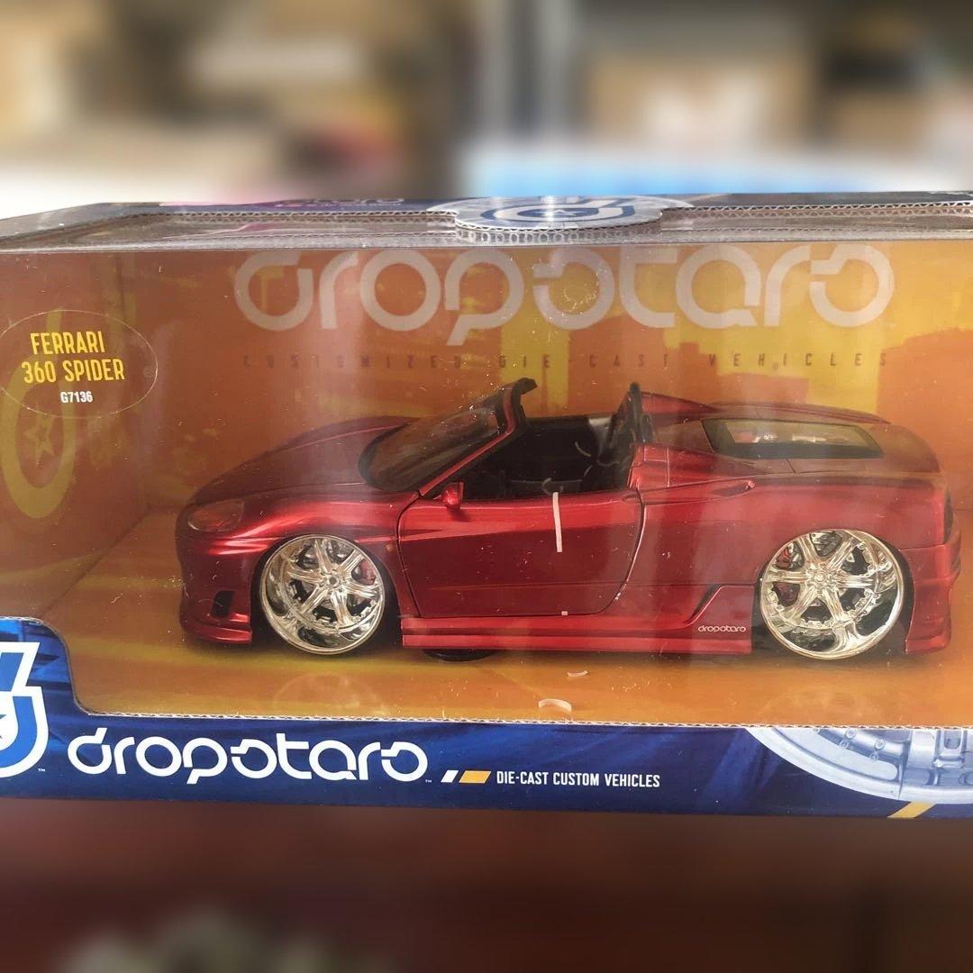 ミニカー ferrari 360 spider llic red