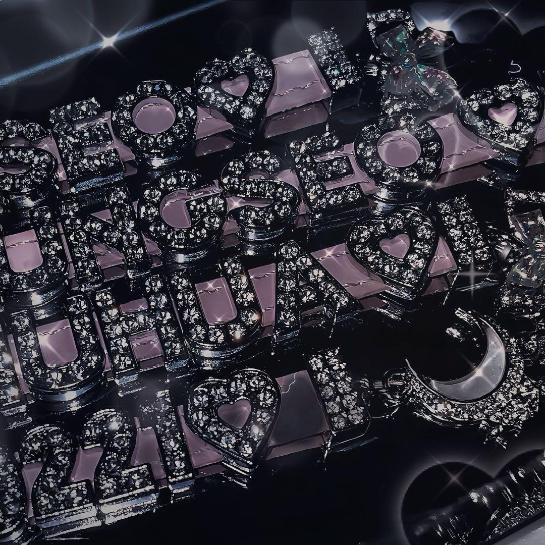 オーダーページ　ネームタグ　ネームキーホルダー　アルファベット　レザー