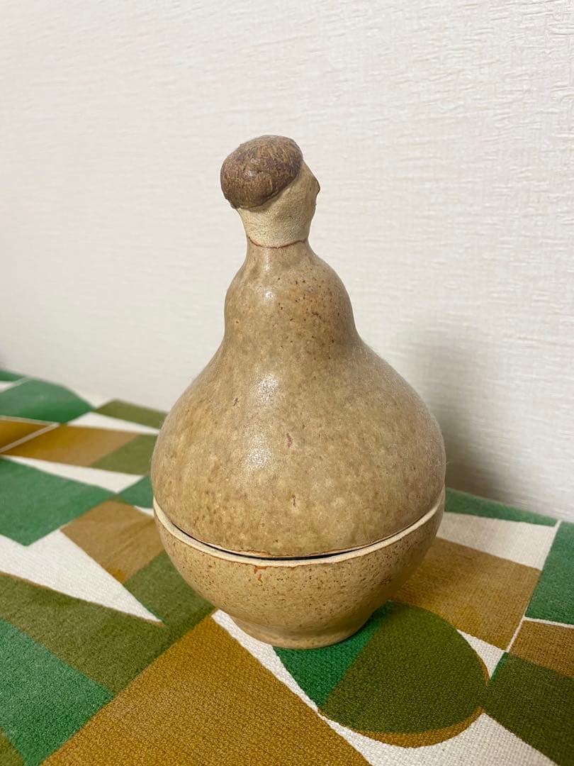 今井律湖さん　人ポット　蓋物　今井律子さん