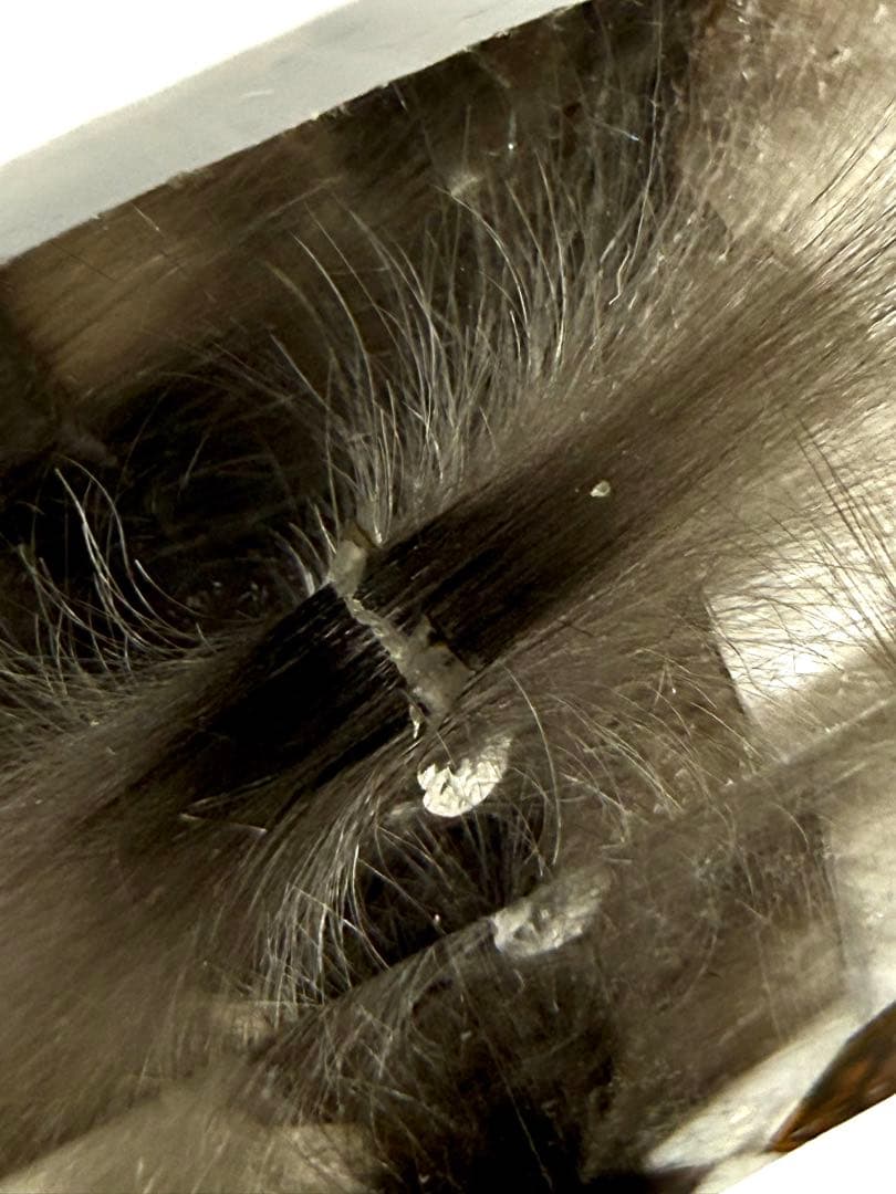 ブルッカイト　両剣　クォーツ　原石　鉱物　標本　天然石　水晶