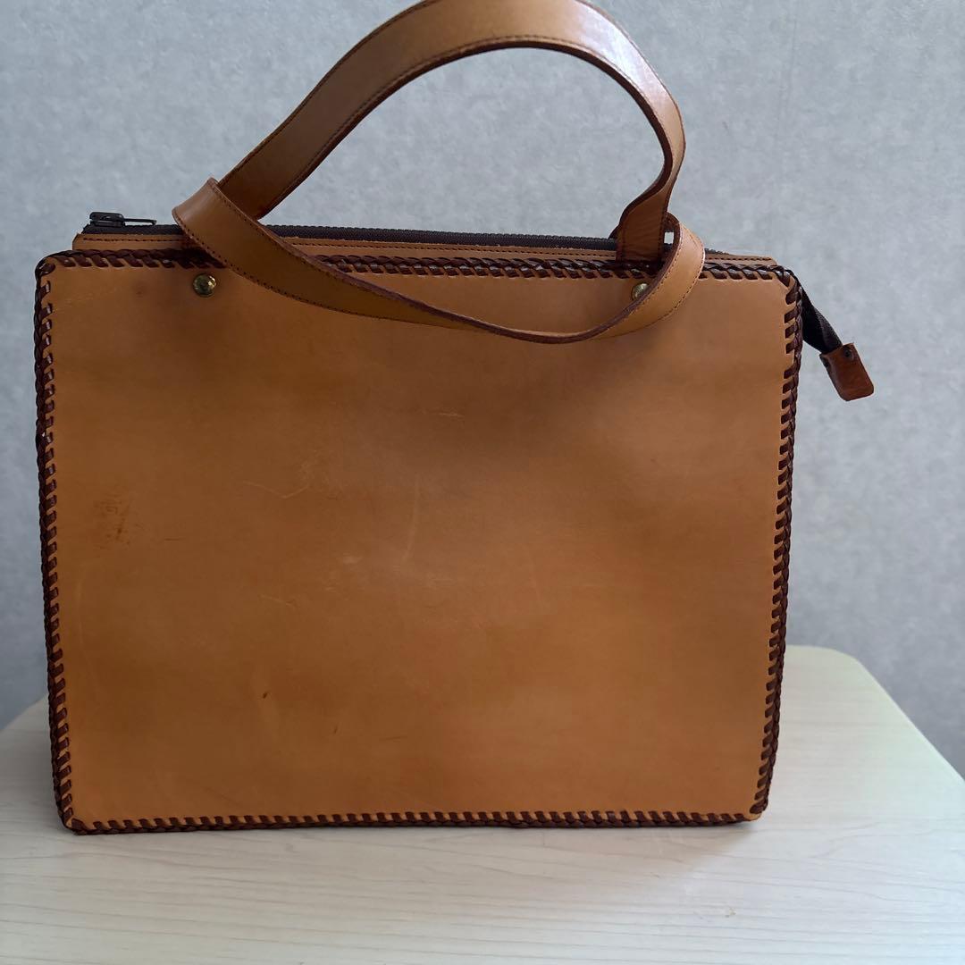 レザークラフトバック　ハンドメード