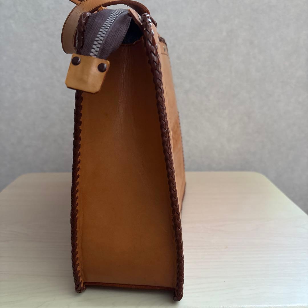 レザークラフトバック　ハンドメード