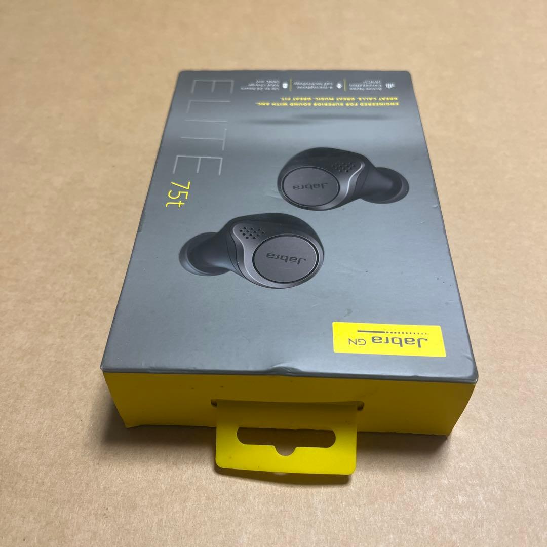 新品未開封 jabra ELITE 75t チタニウムBlack イヤホン