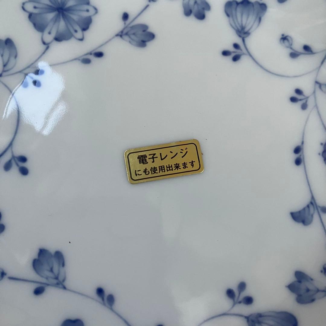 E-1 セイント ブルーフラワー プレート＆ボウル 10点セット（箱付き）