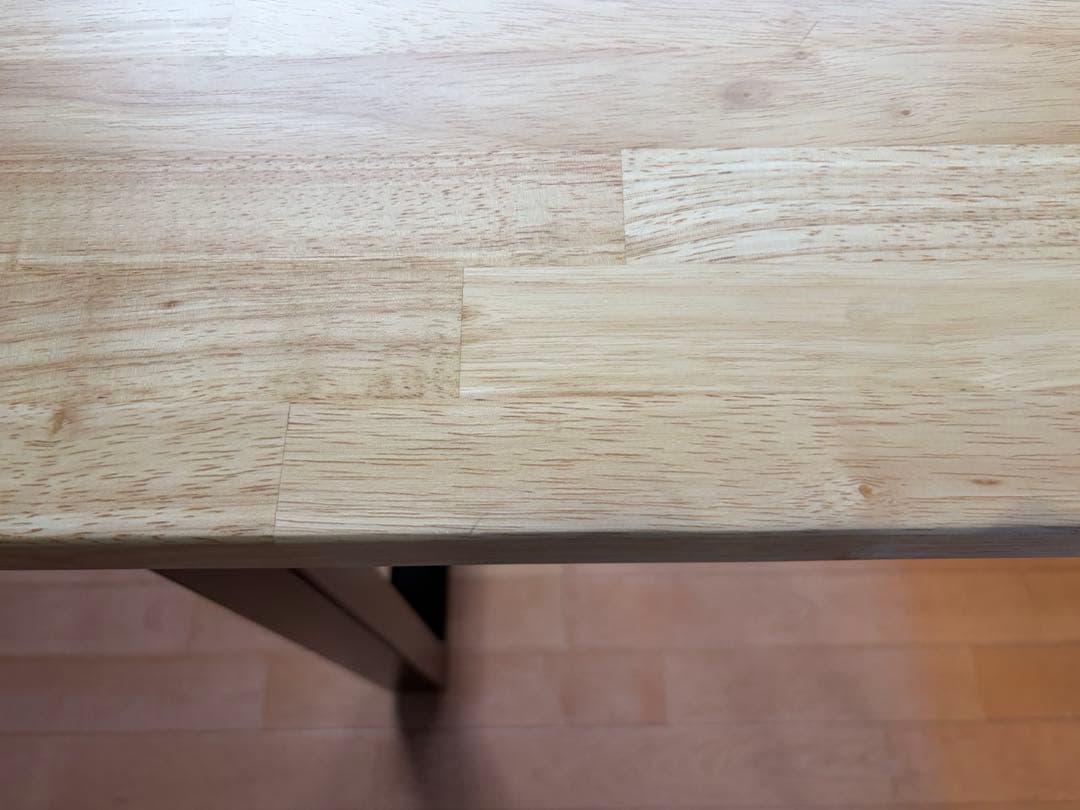 く*ろ様 THE TABLE / ラバーウッド ナチュラル × Black St