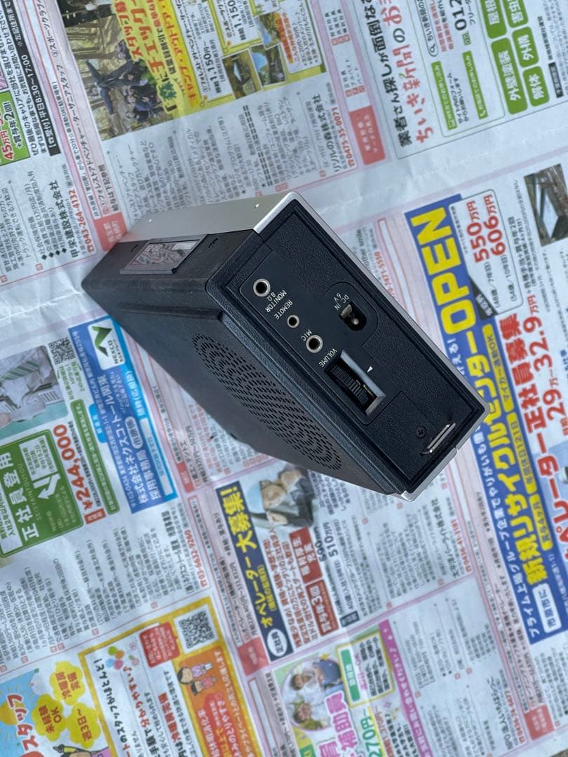 PANASONIC カセットプレーヤー シルバー
