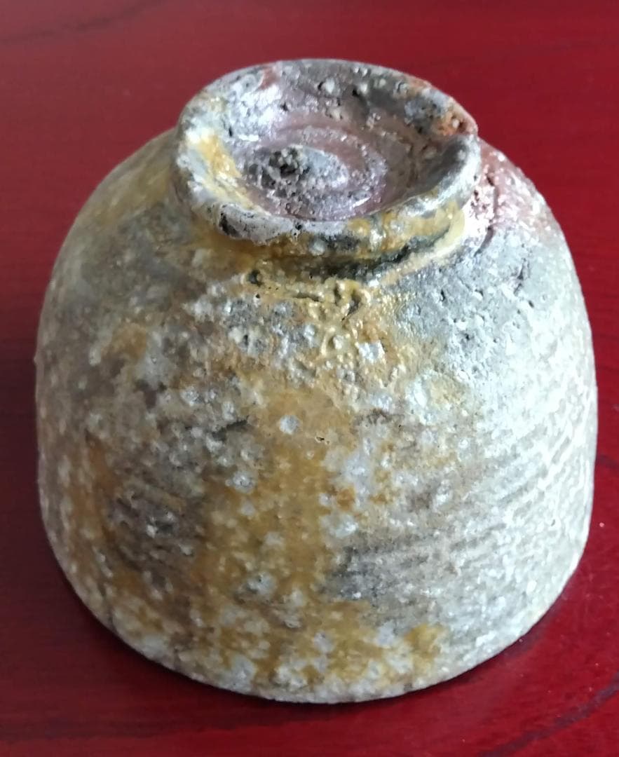 塩越窯　白越不朝　塩越窯 自然灰釉の究極美が迸る逸品灰釉美茶碗　No:2