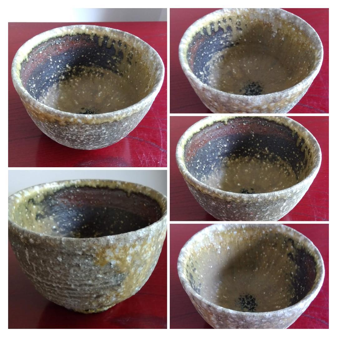 塩越窯　白越不朝　塩越窯 自然灰釉の究極美が迸る逸品灰釉美茶碗　No:2