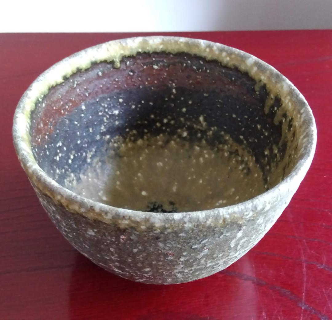 塩越窯　白越不朝　塩越窯 自然灰釉の究極美が迸る逸品灰釉美茶碗　No:2