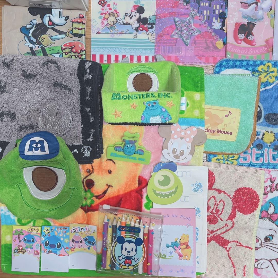 激レア　当時品　ディズニー　ぬいぐるみ　クリアファイル　タオル　等　まとめ売り