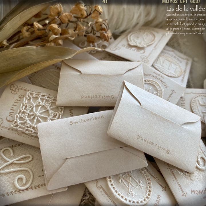 antique initial・monogram motif..:⋈*2個セット