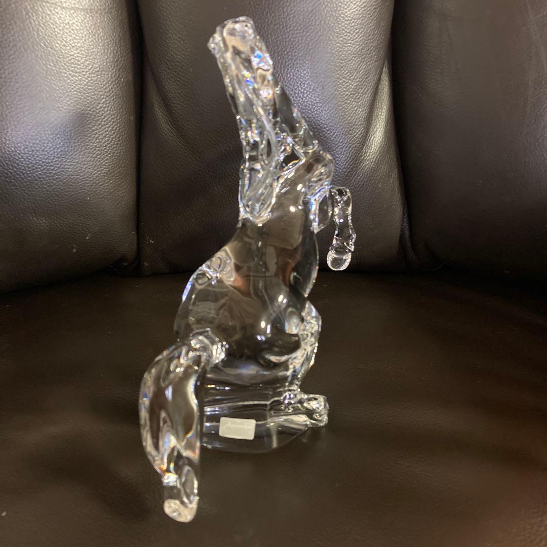 Baccarat バカラ いななく馬 跳ね馬 ジャンピングホース 置物