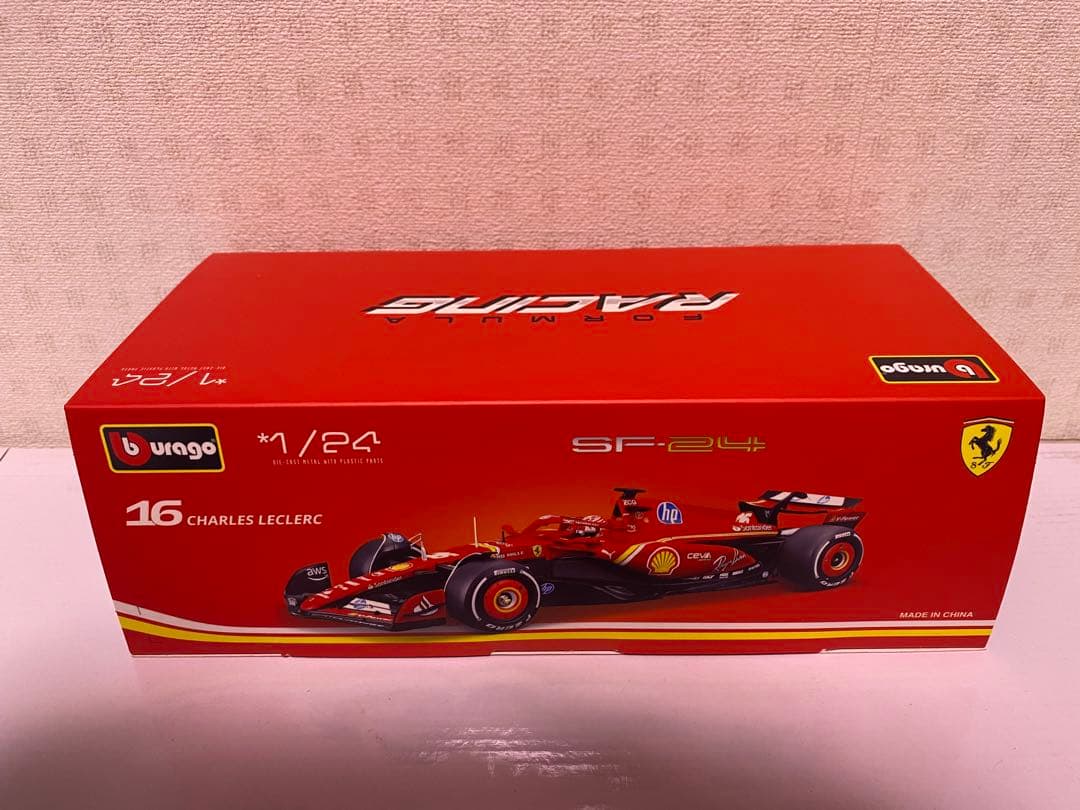 burago フェラーリ SF-24 シャルル・ルクレール 1/24