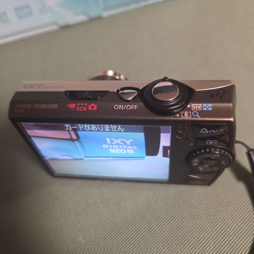 【美品】Canon IXY 920IS デジタルカメラ＋専用純正本皮ケース