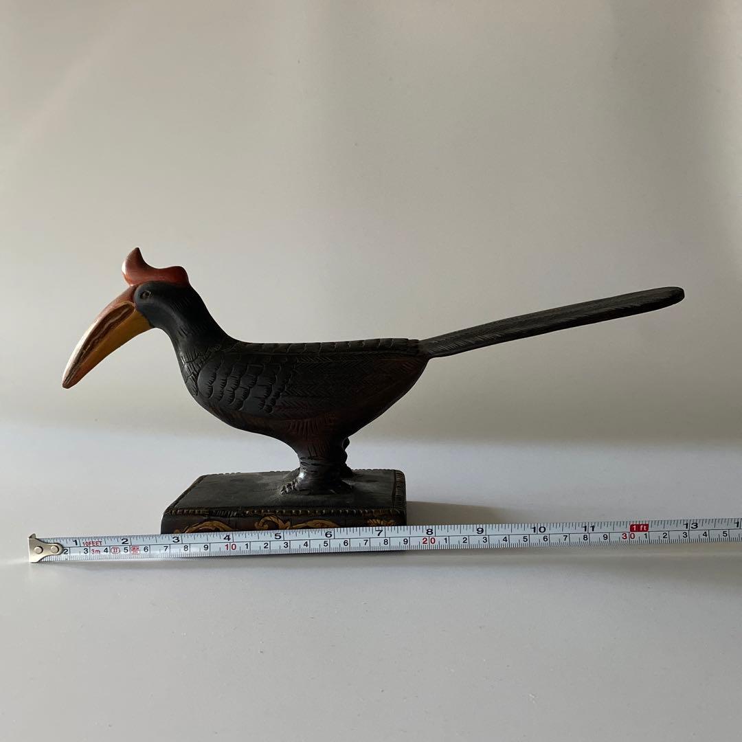 木製 バード フォークアート マレーシア 古民藝 古道具