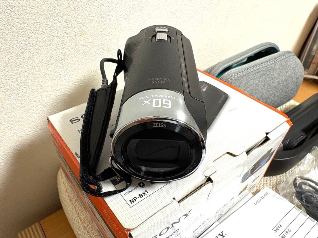 ソニー HDR-CX470 デジタルビデオカメラ 21年製 動作確認済