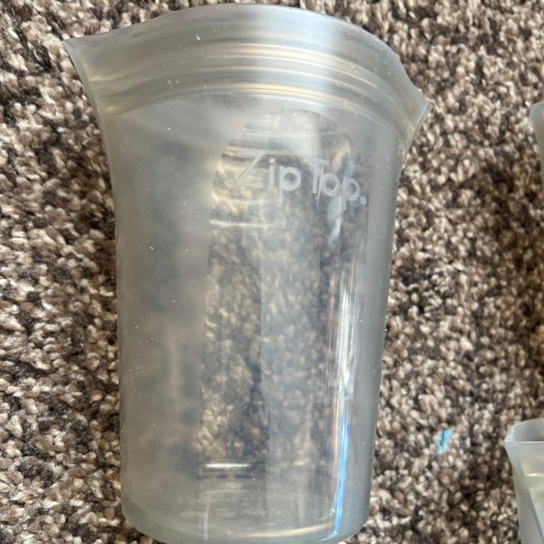 Zip Top 食品保存容器 シリコン　BPAフリー