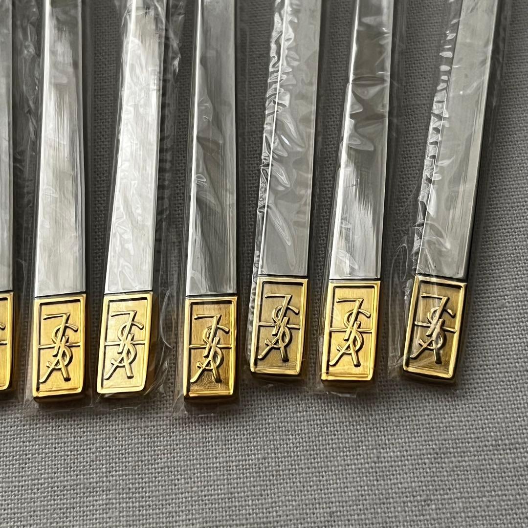 イヴサンローラン YSL カトラリー フォーク デザートピックセット 5本