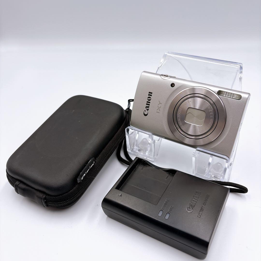 ☆極美品☆【Canon】IXY 200 シルバー コンデジ カメラ バッテリー付