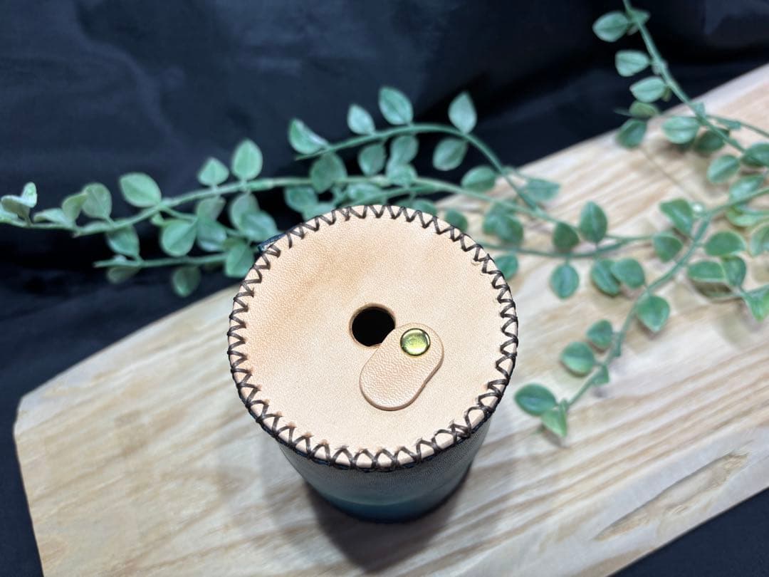 電子タバコ用　革製灰皿