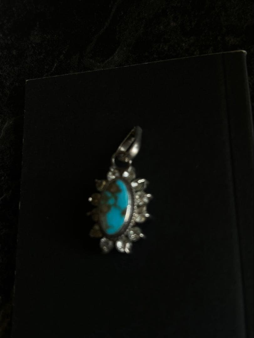 ターコイズ シルバー ペンダントトップ ヴィンテージ