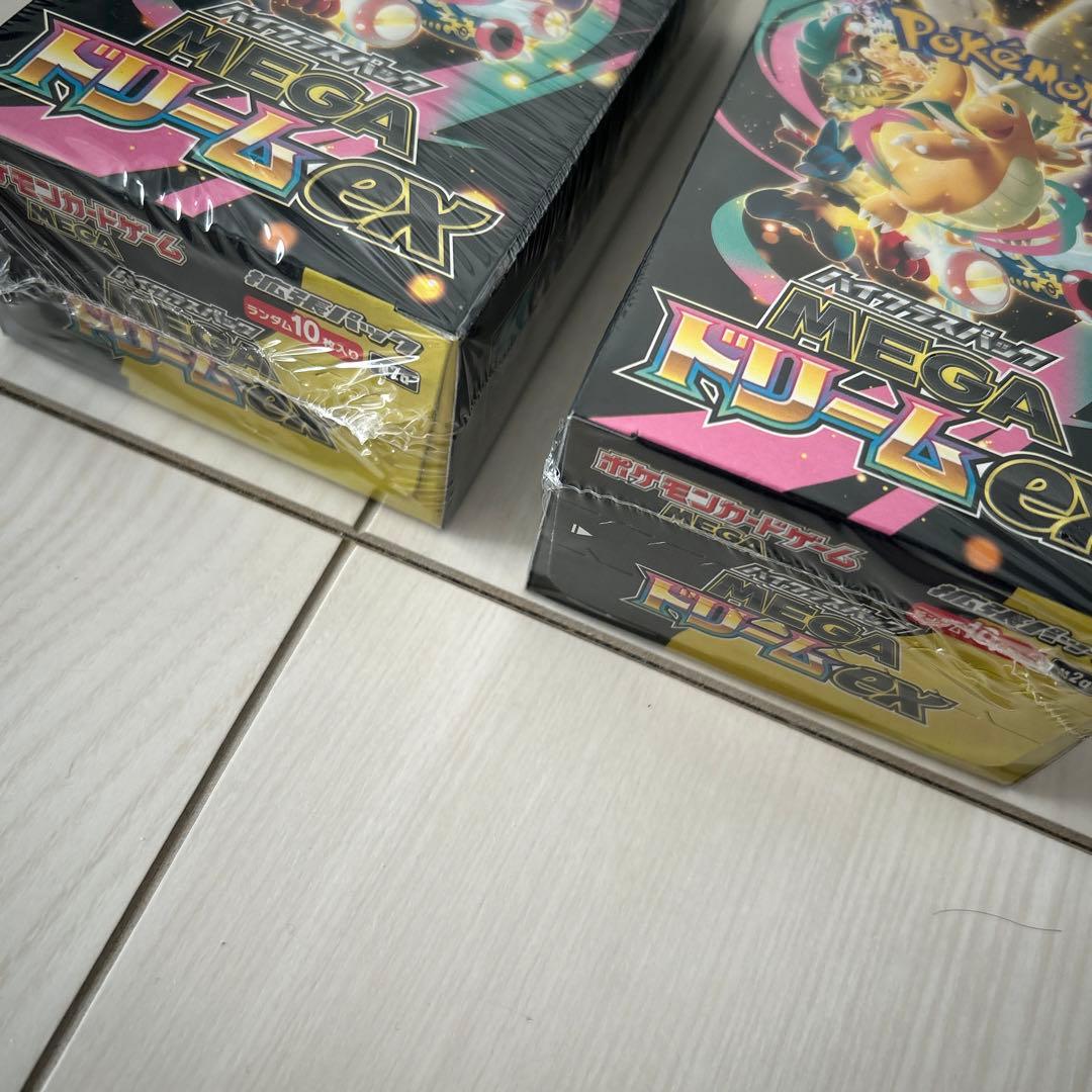 ポケモンカード MEGAドリームEX 2ボックス　未開封シュリンク付き