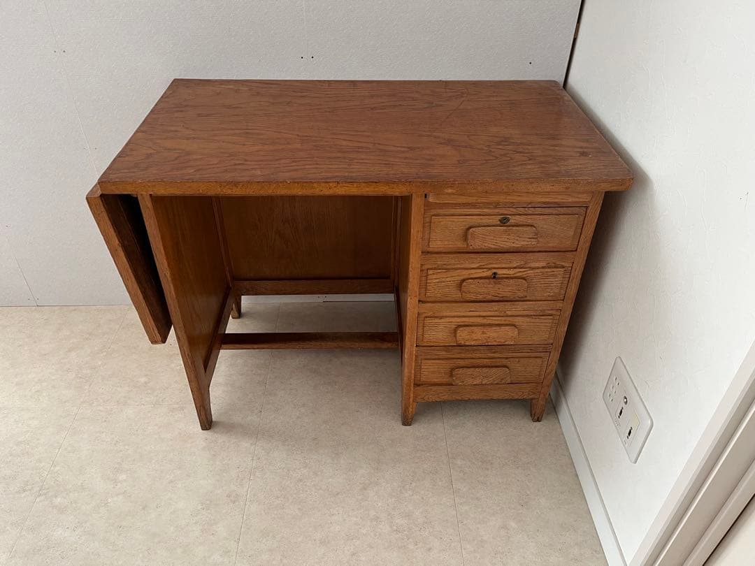 木製デスク 学習机 事務机 アンティーク テーブル