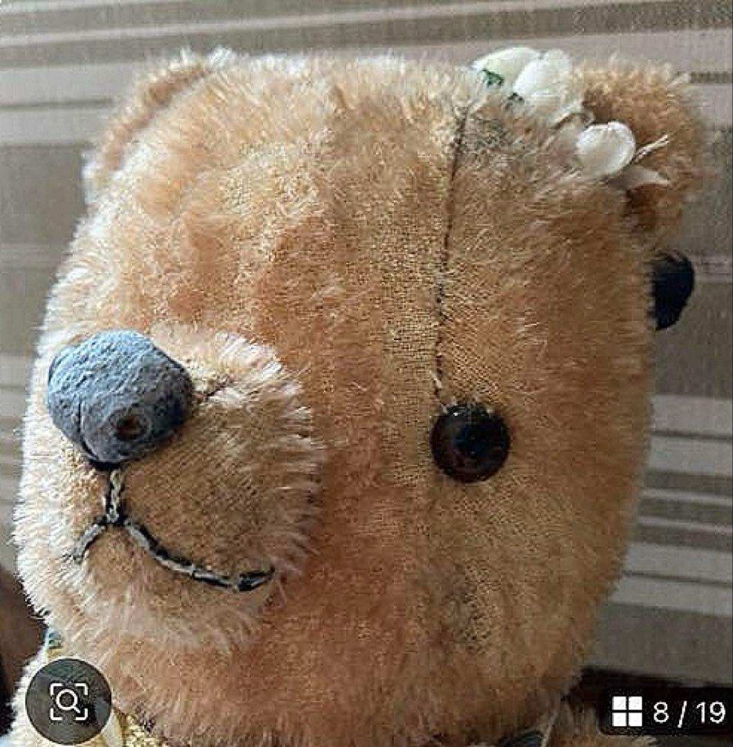 ⭐️傑作！唯一無二　テディベア　ベアドール　アンティーク　テディベア作家