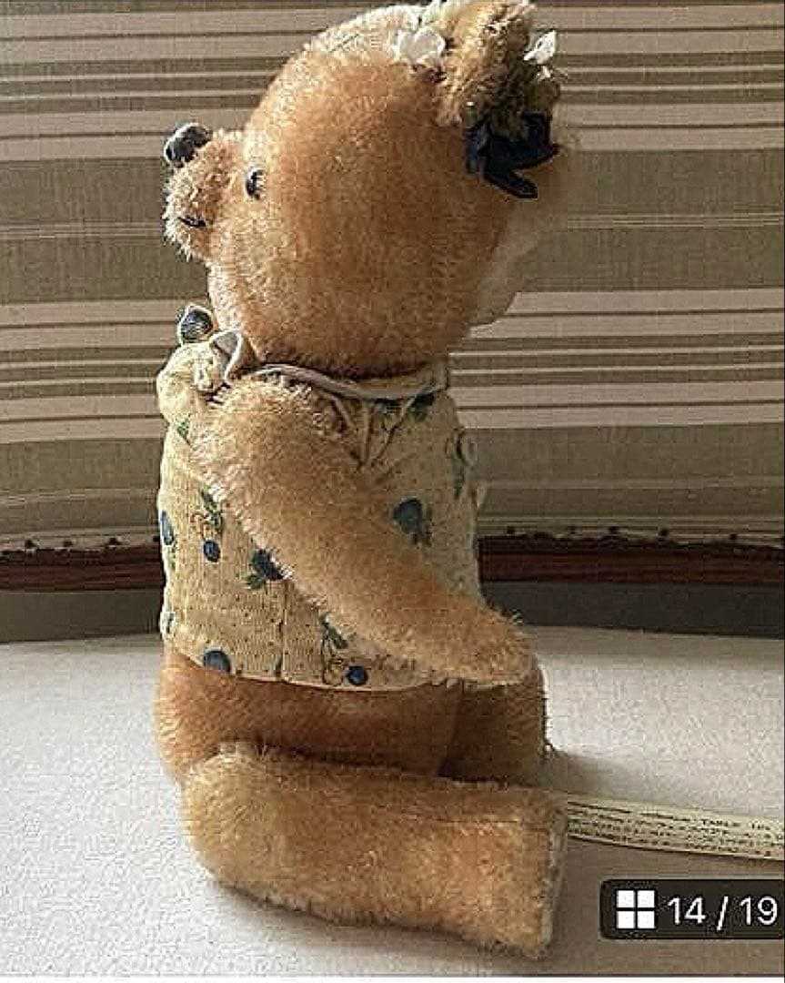 ⭐️傑作！唯一無二　テディベア　ベアドール　アンティーク　テディベア作家