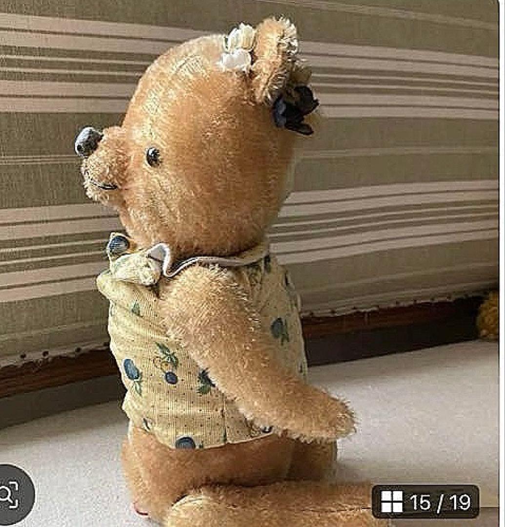 ⭐️傑作！唯一無二　テディベア　ベアドール　アンティーク　テディベア作家