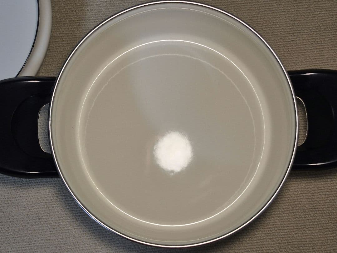 レトロ　フジホーロー ハニーウェア　片手鍋／両手鍋　花柄