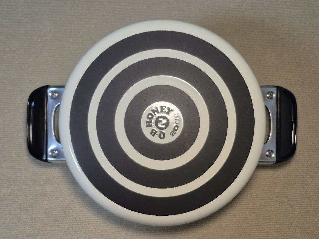 レトロ　フジホーロー ハニーウェア　片手鍋／両手鍋　花柄