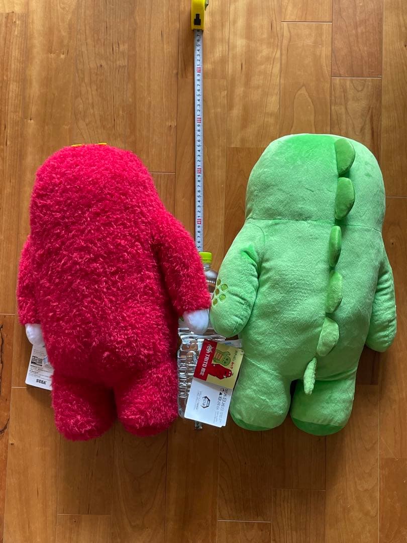 ガチャピン・ムック「みんなのともだちの日」スーパーラージぬいぐるみ（全2種）