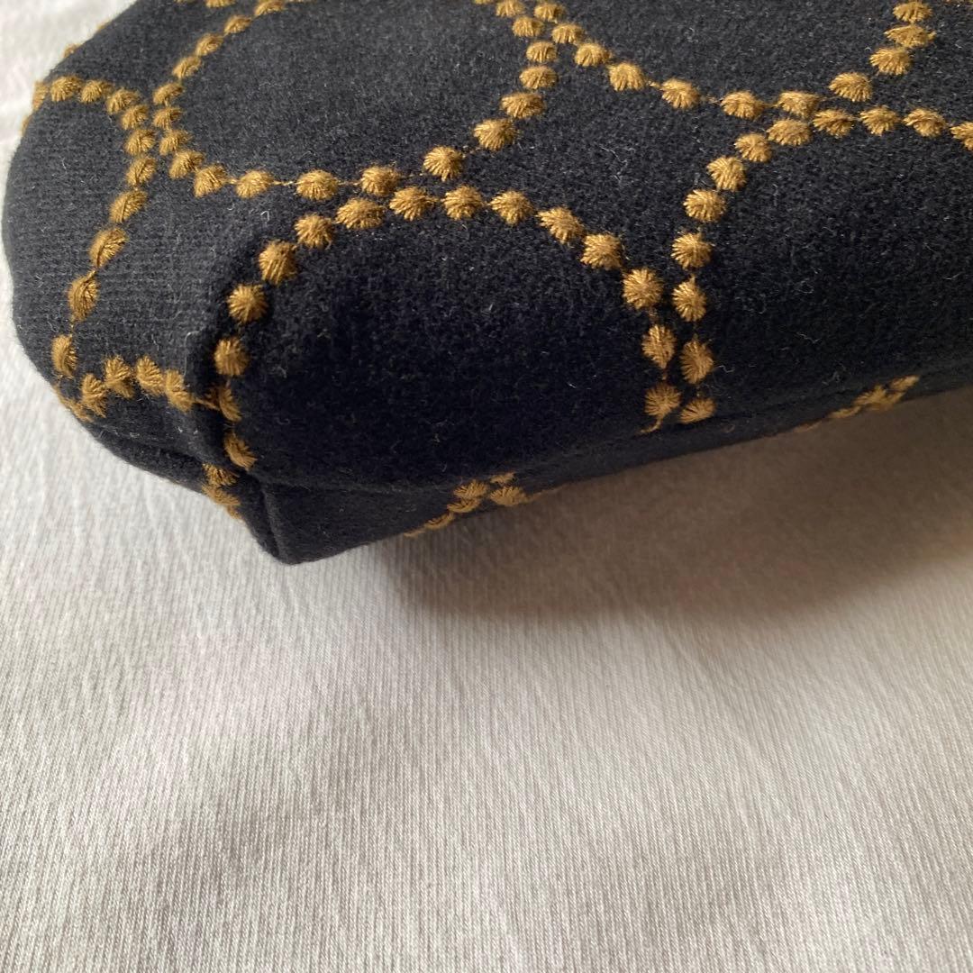 dop タンバリン ショルダーバッグ　ミナペルホネン ブラック