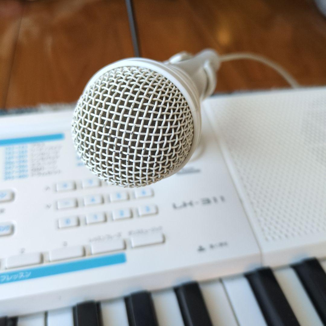 CASIO LK-311 キーボード 61鍵 マイク付き