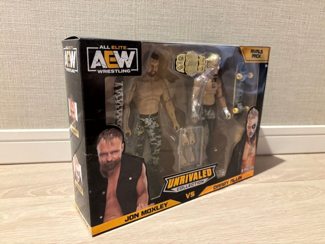 AEW●Jon Moxley●Darby Allin●ベルト●スケボー