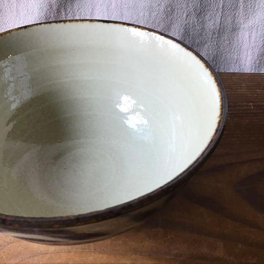 ららです。新品美濃焼　琉球瑠璃唐草麺鉢2枚・ヌキ琉球麺鉢3枚