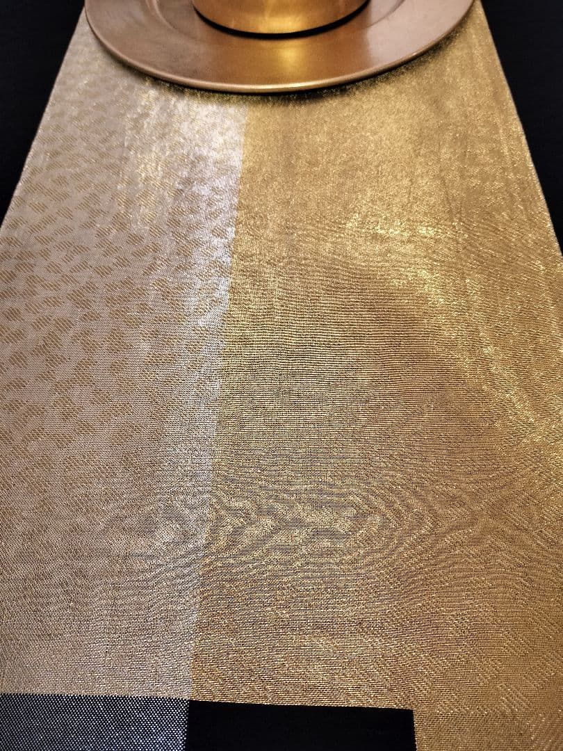 A651★逸品‼️豪華刺繍‼️ひな祭り‼️袋帯正絹テーブルランナー2m16cm