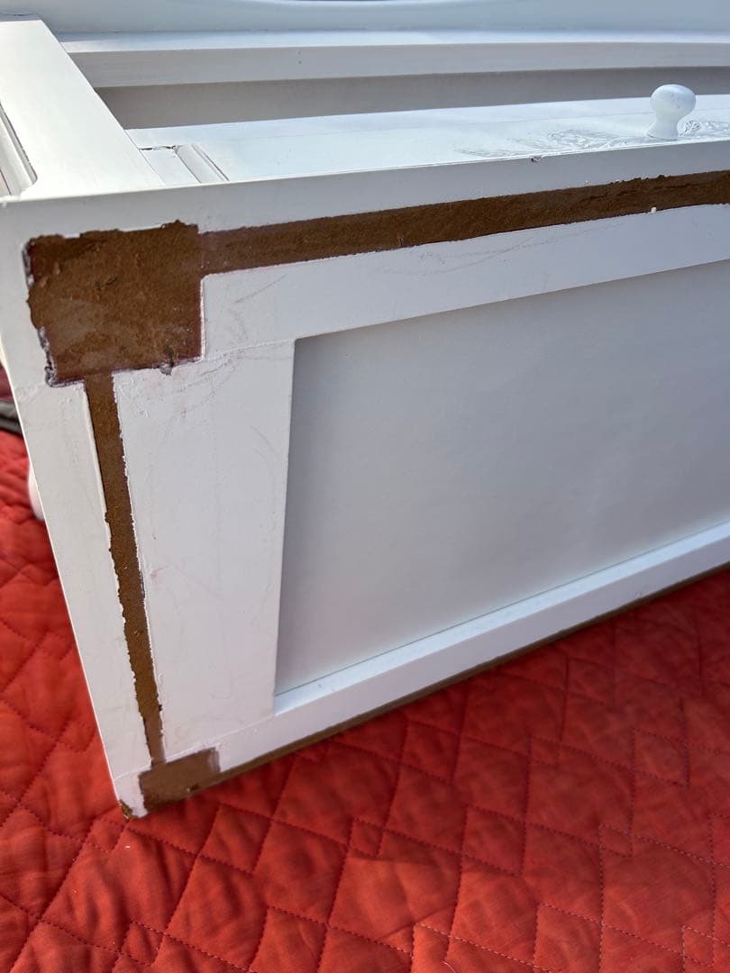 新品　ロココ調　テレビ台　補修あり　120幅　北欧調