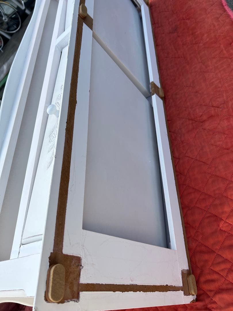 新品　ロココ調　テレビ台　補修あり　120幅　北欧調