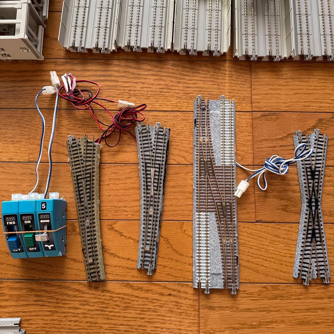 Nゲージ 鉄道模型 レールセット 高架線セット。