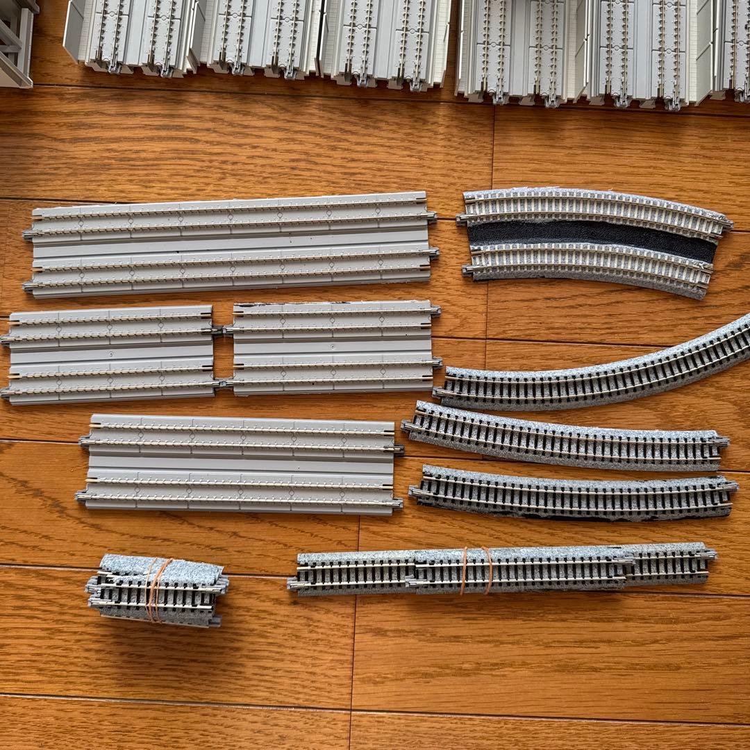Nゲージ 鉄道模型 レールセット 高架線セット。