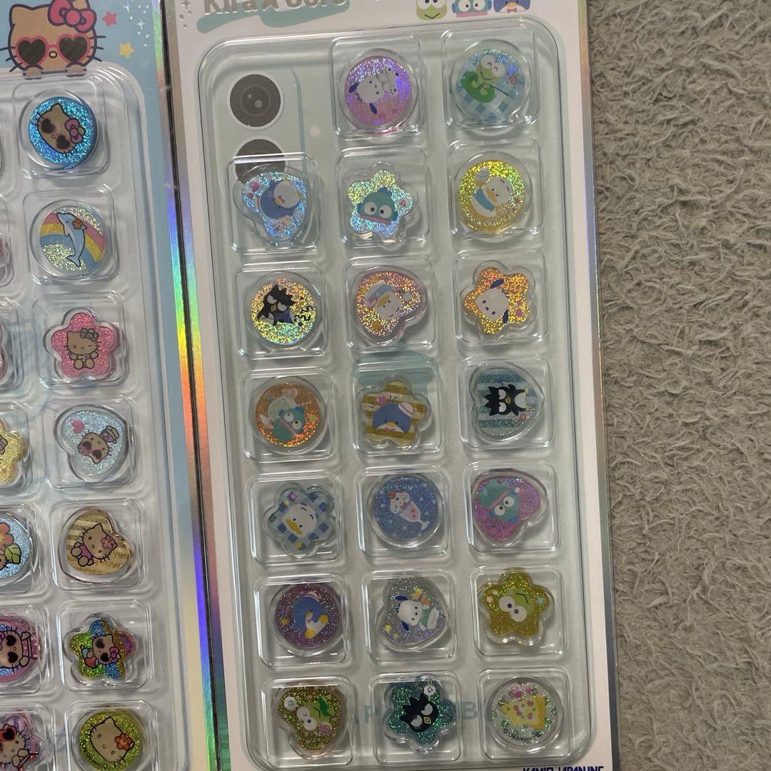 カミオジャパン　正規品　おはじきシール　サンリオ7枚セット