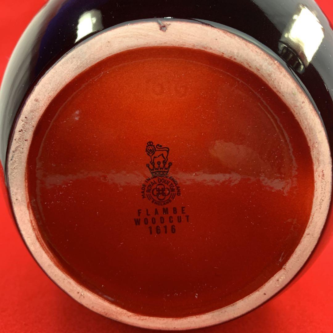 DOUTON ルージュフランベ 1616 woodcut 花瓶レア