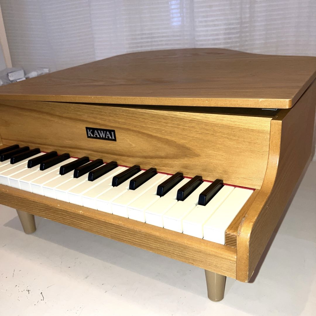 KAWAI ミニピアノ グランドピアノ木目 ナチュラル 1112